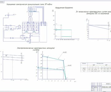 Чертеж Электрический привод