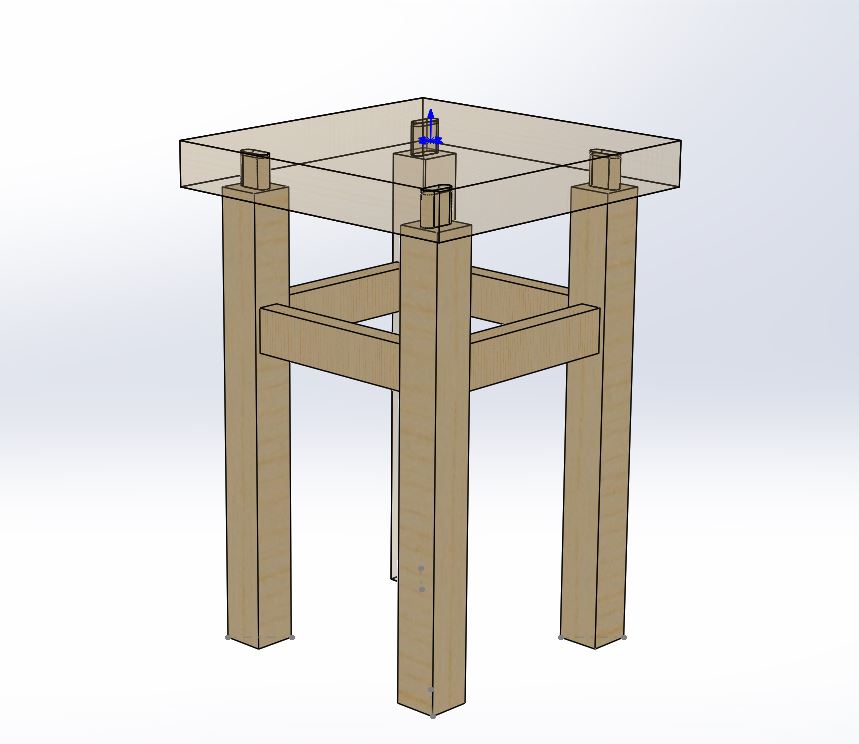 3D модель Модель табуретки