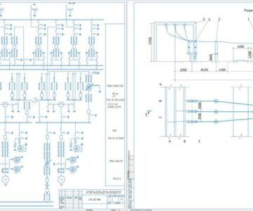 Чертеж Расчет электрической части ТЭЦ 600 МВт