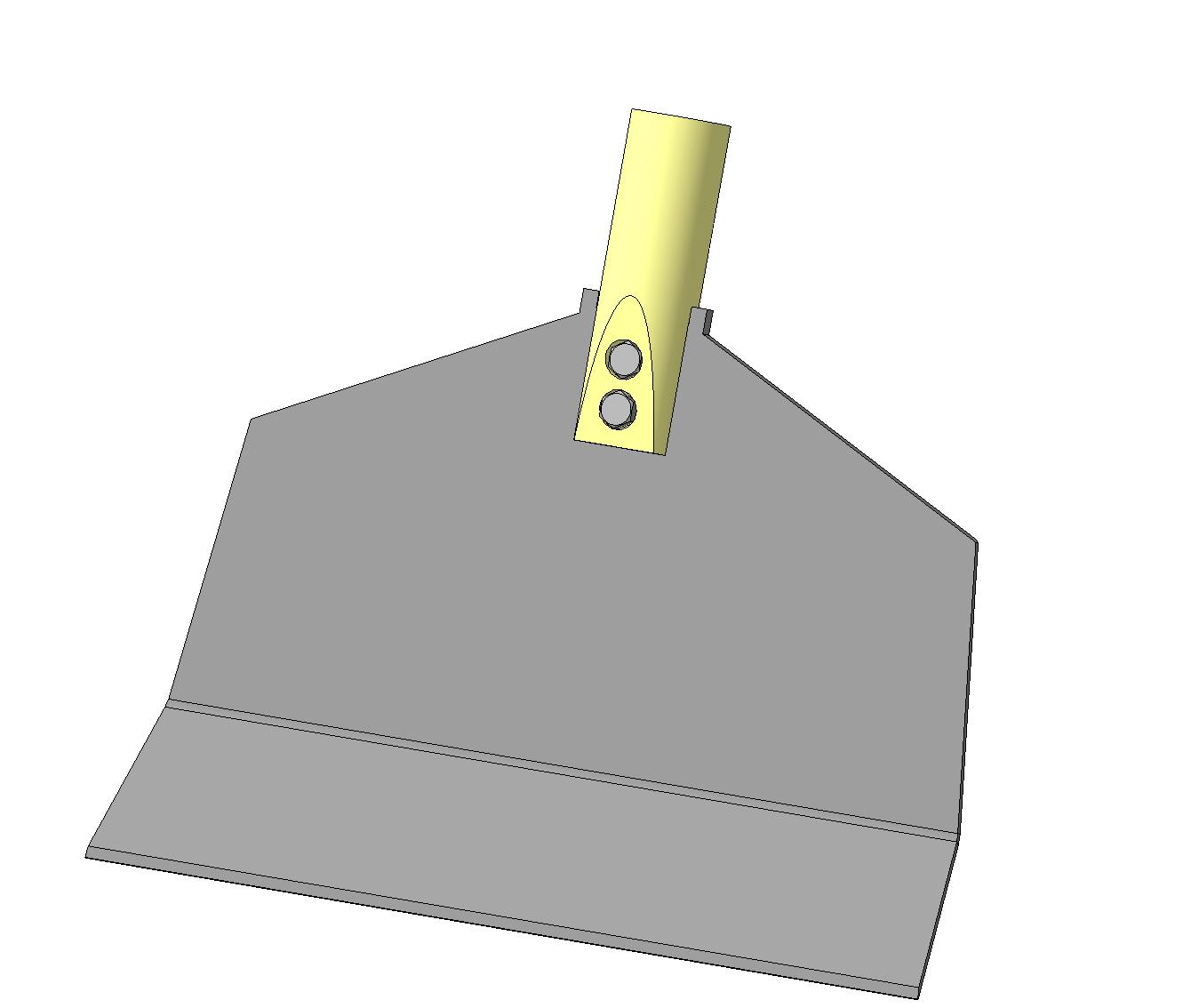 3D модель Скребок пластиковый