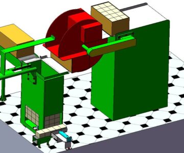 3D модель Линия укладки штучных изделий в тару СМ-24 СБ