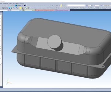 3D модель Бензобак ГАЗ-3308