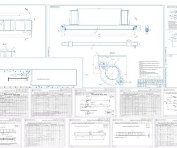 Чертеж Технологический проект участка сборки балки несущего крана мостового опорного