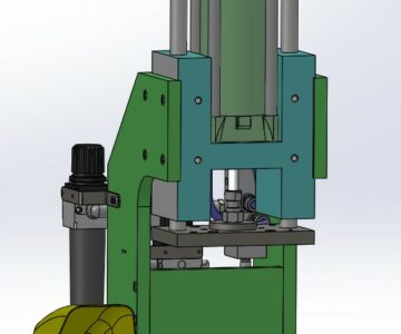 3D модель Пневматический пресс