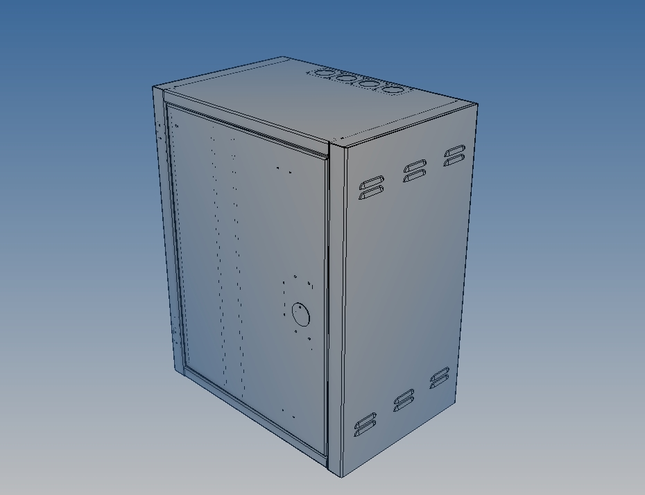 3D модель IT Шкаф 15U ШРНу-15U-400