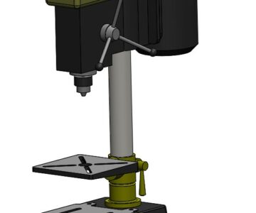 3D модель Сверлильный станок КОРВЕТ 46