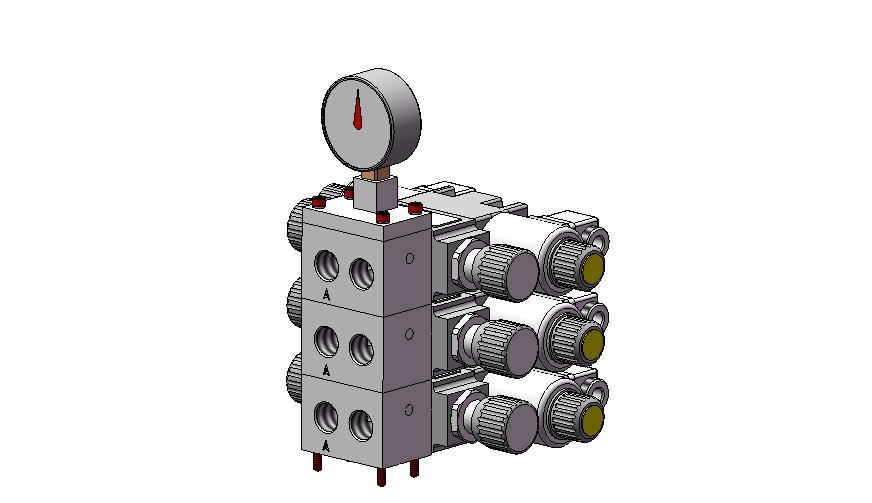 3D модель Гидропанель ГП AB3–0–ДР–01–6–E