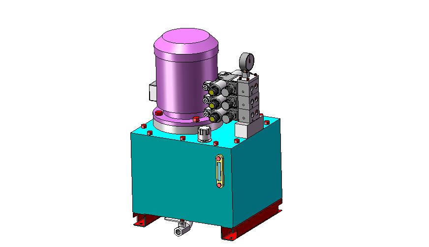 3D модель Гидростанция СГ1-Z1-8,3-150-30-В с гидропанелью