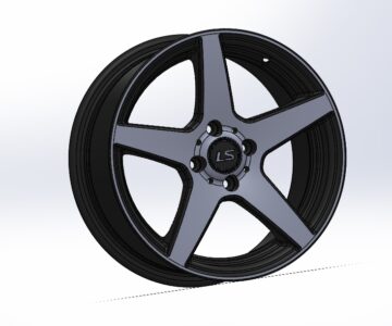 3D модель Колесный диск LS 16x7JJ ET 40