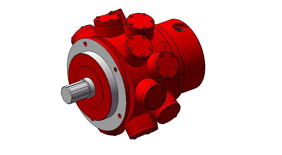 3D модель Гидромотор МРФ-630.25М1