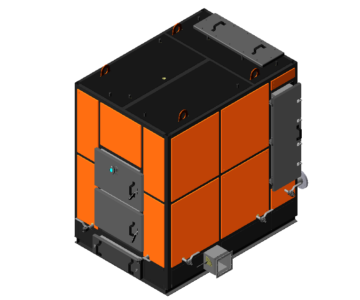 3D модель Котел водогрейный КВТС-0.2