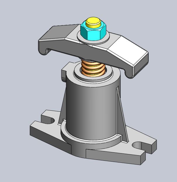 3D модель Прихват МЧ00.77 SolidWorks