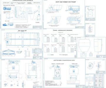 Чертеж Механизация раздачи кормов с разработкой кормораздатчика