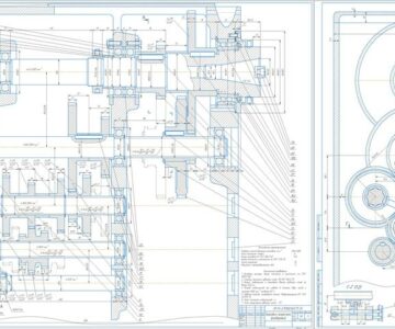 Чертеж Проектирование коробки скоростей по типу станка 6Р82Г