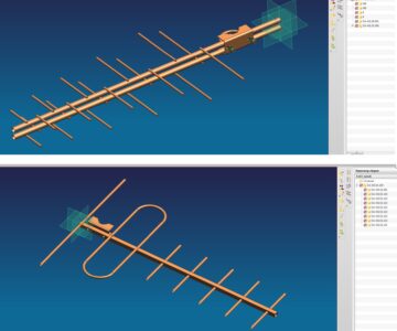 3D модель Каркас домашней антенны