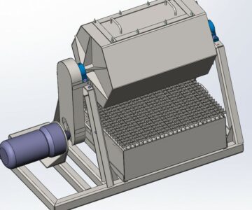 3D модель Галтовочный барабан 170 дм3