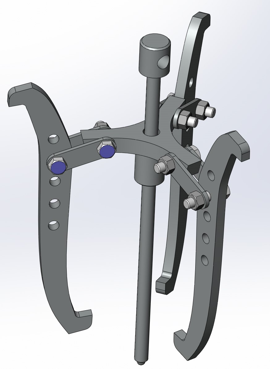 3D модель Съемник трехлапый универсальный
