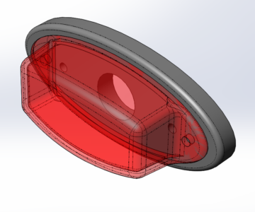 3D модель Фонарь габаритный GMAK G02