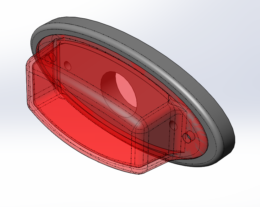 3D модель Фонарь габаритный GMAK G02