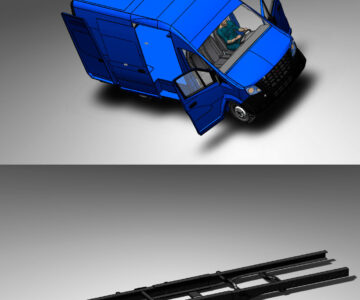 3D модель Газель Next ЦМФ ( короткая версия)