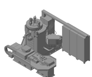 3D модель Многоцелевой станок ИР500ПМФ4 с ЧПУ