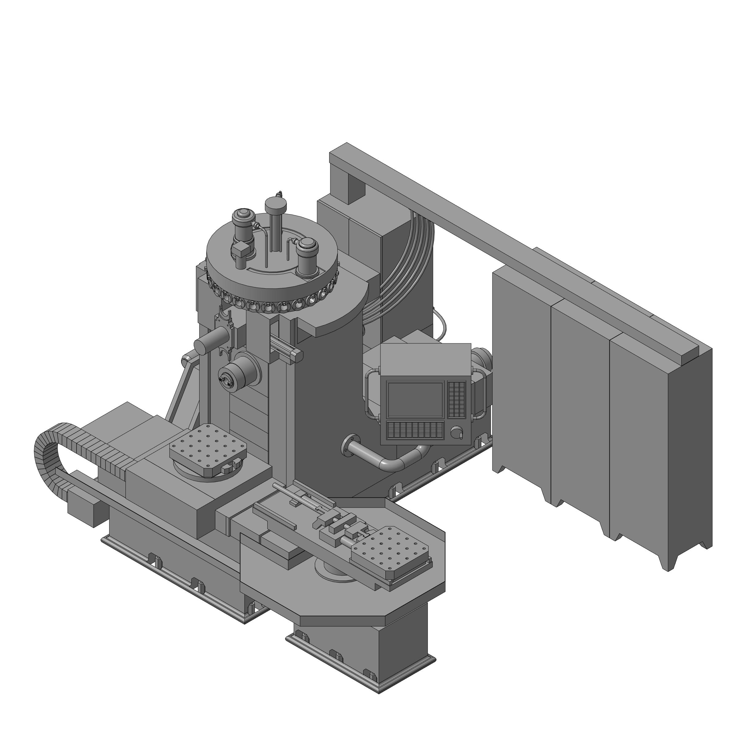 3D модель Многоцелевой станок ИР500ПМФ4 с ЧПУ