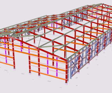 3D модель Каркас СТО