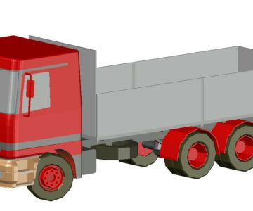 3D модель Грузовик 3д модель
