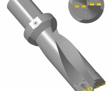 3D модель Сверло большего диаметра со сменными твердосплавными пластинами