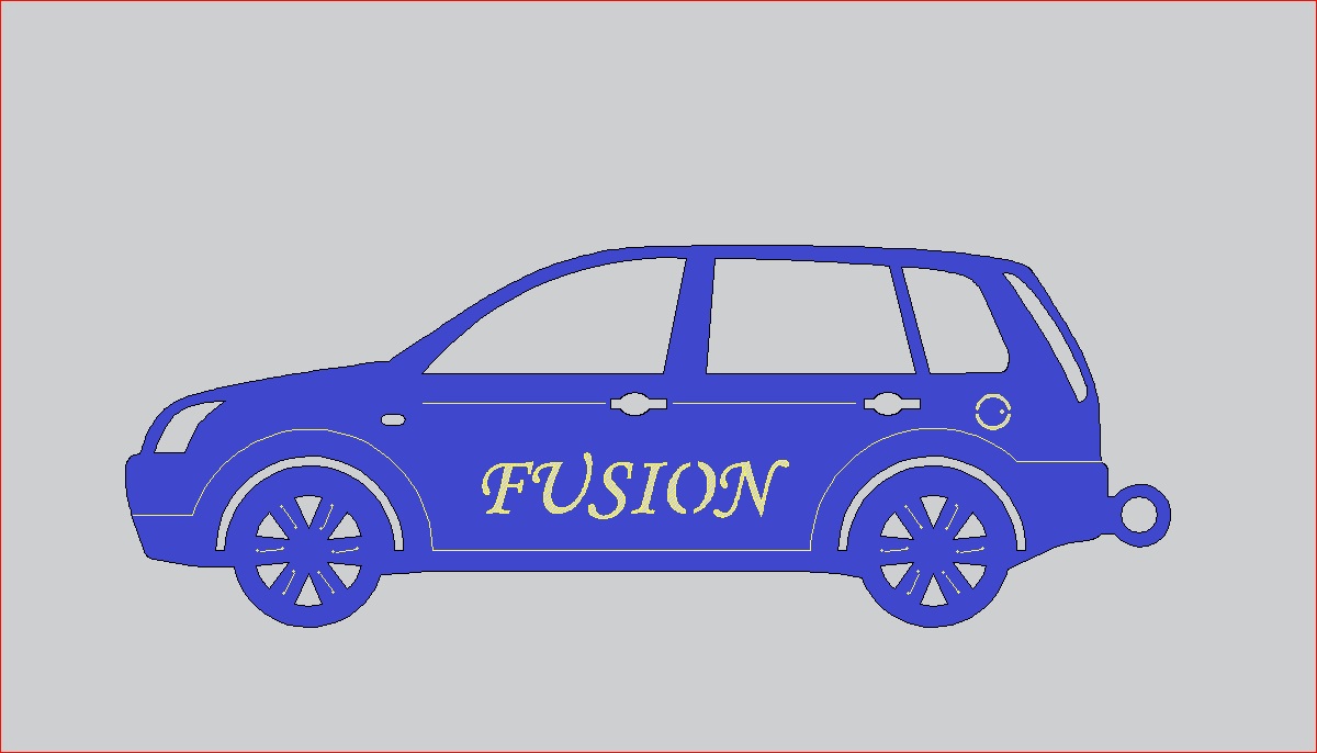 3D модель Брелок для А/М Ford Fusion