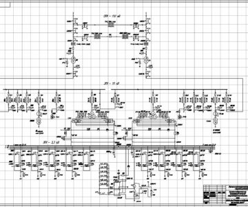Чертеж Расчет и проектирование тяговой подстанции постоянного тока