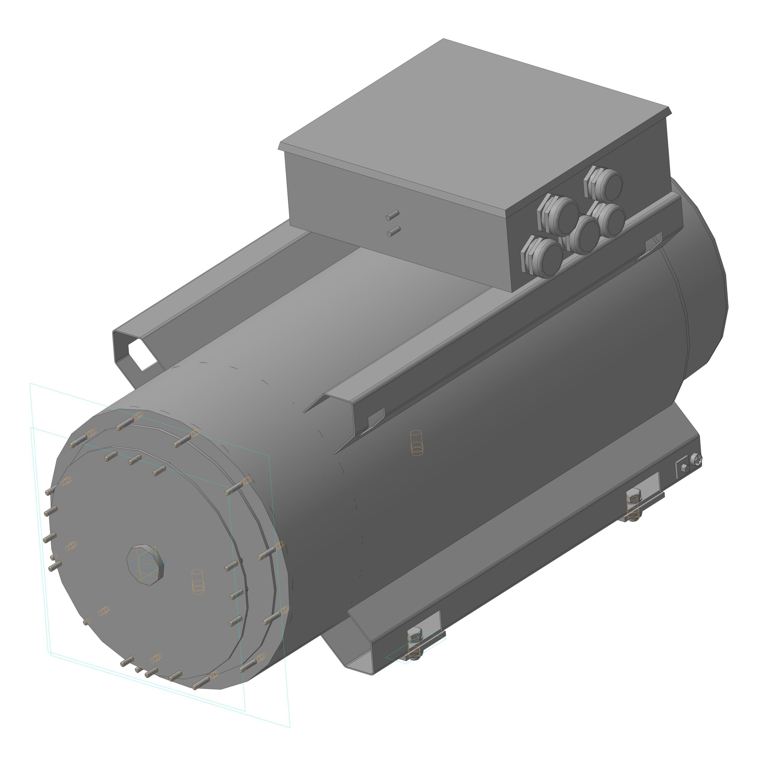 3D модель Генератор ГС-315