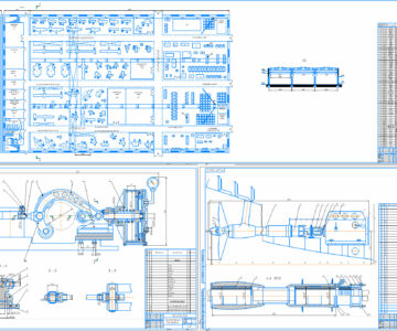 Чертеж Разработка проекта механосборочного цеха с участком восстановления и изготовления сменно-запасных частей для судов
