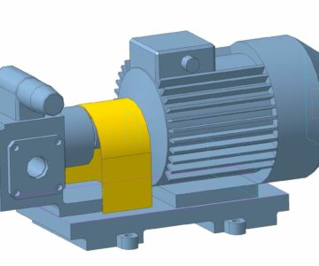 3D модель Насос НМШ 5-25-4,0/4Б 2,2 кВт