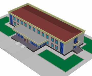 3D модель Реконструкция реанимационного корпуса