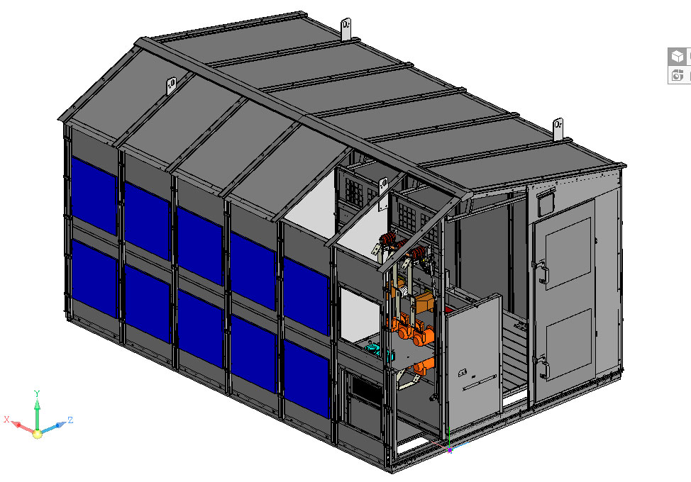 3D модель КРУН типа К-59М