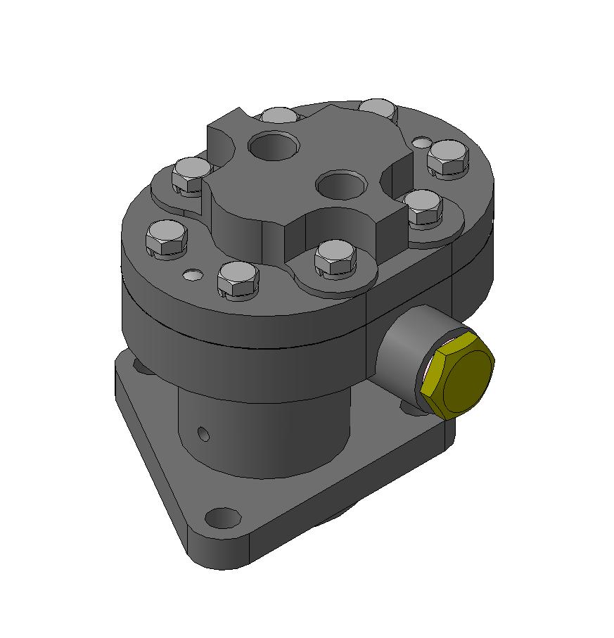 3D модель Насос шестеренный 36.000 СБ (3D сборка)