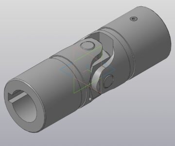 3D модель Шарнирная муфта 46мм