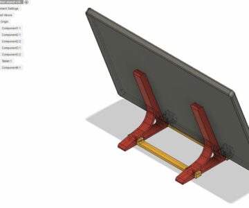 3D модель Подставка (разборная) под планшет