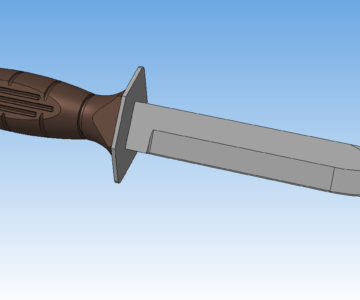 3D модель Нож разведчика НР-43