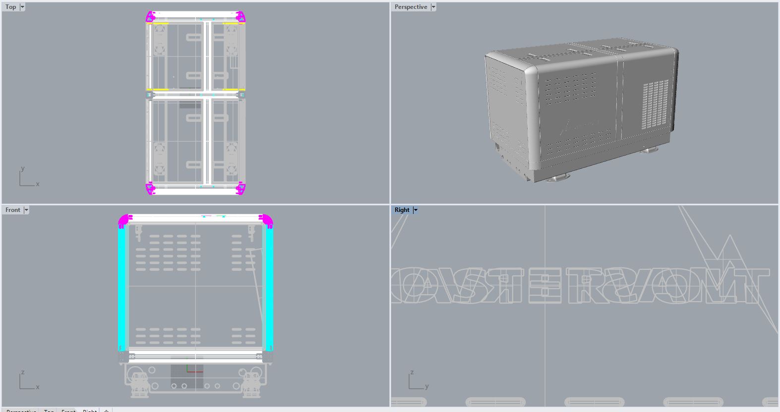 3D модель Судовой дизель-генератор Mastervolt Mainassy 25U