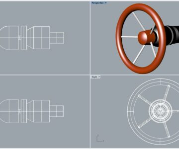 3D модель Штурвал KS36