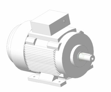 3D модель Электродвигатель АИР 225M4,6,8