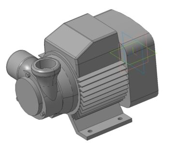 3D модель Насос PQm 60 Pedrollo