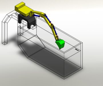 3D модель Мини экскаватор