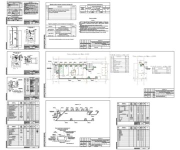 Чертеж Отопление и тепломеханическая часть амбулатории