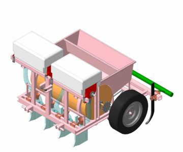 3D модель Сеялка чеснока (сажалка чеснока, чеснокосажалка)