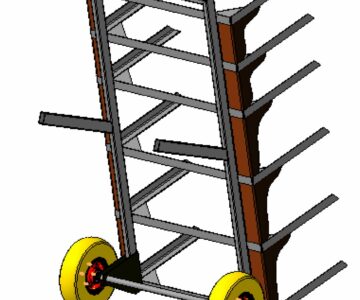 3D модель Колесная тележка