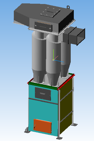 3D модель Циклон ЦН-15-500-4УП