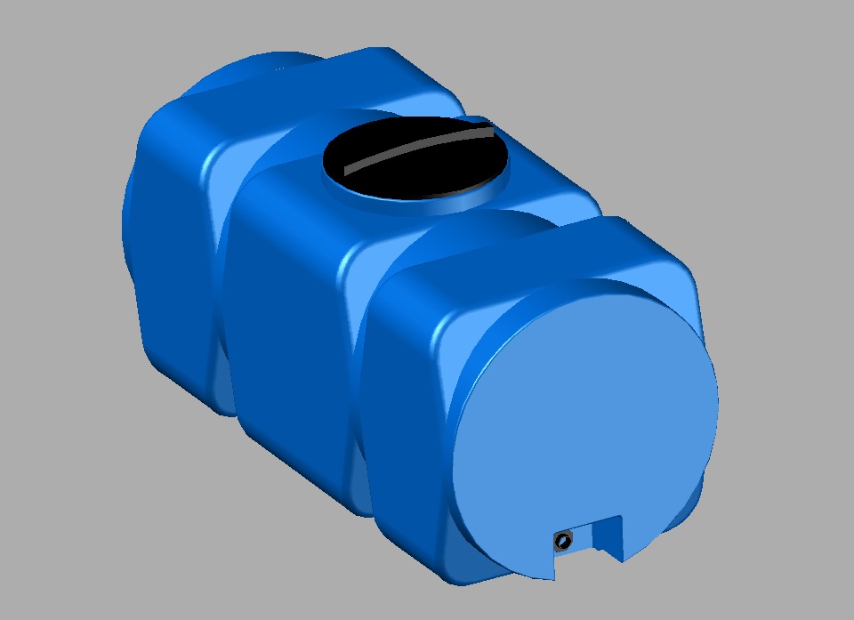 3D модель Емкость пластиковая Анион Т500ГФК2З